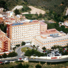 Vista aèria de l’Hospital Sant Joan de Déu de Barcelona.