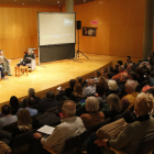 La Sala de Cambra de l’Auditori Enric Granados es va omplir ahir durant l’acte de celebració dels 30 anys d’Arrels Sant Ignasi de Lleida.