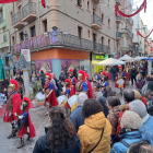 La desfilada dels Armats dels Dolors va ser una de les activitats que més expectació van generar.