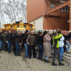 Tercer assaig de la confraria de la Somereta abans de la Processó dels Dolors