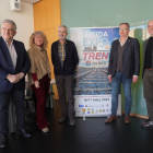 La presentació de Lleida Expo Tren, ahir a la Llotja.