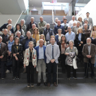 Palau, amb dirigents d’associacions de veïns de Lleida.