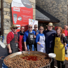 Participants ahir a la caragolada a l’estació de Boí Taüll.