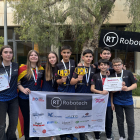 L’equip Robotech de Mollerussa, integrat per 8 joves aficionats a la programació i la robòtica.