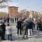 Els participants en el recorregut històric per Magraners.