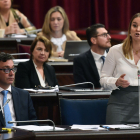 La presidenta de les Balears, Marga Prohens, al Parlament balear.