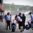 La moto de Marc Màrquez, durant la més recent prova del Mundial de MotoGP, a Portimao.