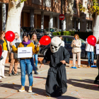 Foto d’arxiu de l’acte contra les violències masclistes i LGTBI-fòbiques a Pardinyes el 25N passat.