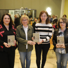 Anna Sàez; l’autora, Montse Sanjuan; Eulàlia Pagès i Teresa Ibars minuts abans de la presentació.