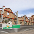 Les obres del nou Mercadona al barri de Cappont de Lleida.