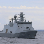 Una fragata en el mar Báltico.
