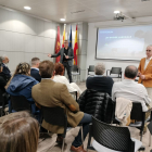 Un moment de la presentació de l’informe de Pimec a Lleida.