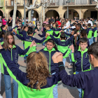 Els joves van participar en la Diada de Colles Sardanistes de Balaguer.