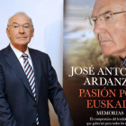 Imatge del 2011 de José Antonio Ardanza durant la presentació del llibre que recull les seues memòries.