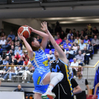 Claudia Contell, durant l’últim partit contra l’Estudiantes.