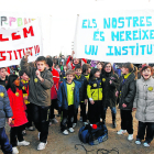 Manifestació veïnal per demanar l’institut de Cappont el 2010.