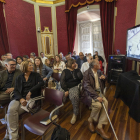 L’acte de reconeixement a Teresa Salat va tenir lloc a la sala de plens de la Paeria.