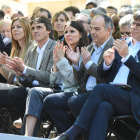 Protagonisme del món local ■ Carles Puigdemont va reunir regidors, alcaldes i representants del món local de Junts en un acte als Banys i Palaldà. Entre els assistents es trobaven els caps de llista per les quatre províncies, Mònica Sales, Sal ...