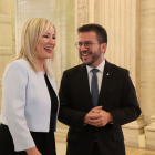 Aragonès va reunir-se ahir a Belfast amb la primera ministra d’Irlanda del Nord, Michelle O’Neill.