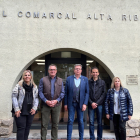 Joan Talarn va visitar ahir el consell de l’Alta Ribagorça.