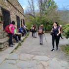 La zona de la Masieta a Sant Esteve de la Sarga estava ahir plena de turistes.