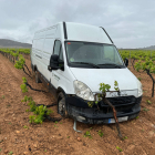 La furgoneta robada va aparèixer a Vilafranca del Penedès.