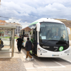Primers viatgers als nous busos exprés entre Lleida i Alcarràs