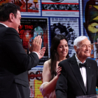 Roger Corman, en un dels homenatges que va rebre.