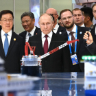 Vladímir Putin va prosseguir ahir la seua gira per la Xina amb una visita a la ciutat de Harbin.