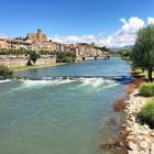 El riu Segre al seu pas per Balaguer portava 32 metres cúbics per segon, gairebé el mateix que a Lleida.