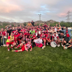 L’Athletic Almacelles celebra l’ascens el 12 de maig passat al guanyar el Pinyana 0-1 amb gol d’Íker.