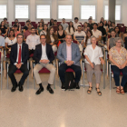 Assistents a l’acte d’ahir d’entrega de credencials als beneficiaris dels ajuts.