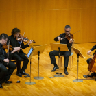 Concert del Quartet Teixidor, ahir a l’Auditori Enric Granados de Lleida.