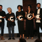 Oriol Escursell (Nilak), Mayte Martín, Vicenta Ndongo, Raquel García-Tomás i Conrad Roset.