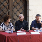 La presentació ahir de la memòria del 2023 de Càritas de Lleida, Urgell i Solsona.