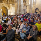 Més d’un centenar de mestres i professors lleidatans que s’han jubilat aquest any van ser homenatjats ahir a la Seu Vella.