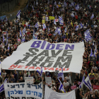 Manifestació a Tel-Aviv dissabte a favor de l’alliberament dels ostatges i de l’acord de treva.