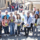 Tomàs Molina i Anna Belló, amb l’alcaldessa, Alba Pijuan.