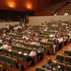 Vista del públic que va assistir ahir a l’acte de clausura que es va celebrar a l’Auditori Enric Granados.