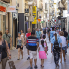Vista del carrer Major, on té la seu Turisme de Lleida.