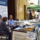 Un dels participants en la Mostra d’Artistes del Soleràs.