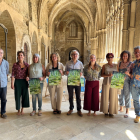 Els impulsors del tercer programa ‘L’Estiu en Viu’, ahir al claustre de la Seu Vella de Lleida.