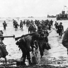 Soldats en el desembarcament de Normandia, el 6 de juny del 1944.