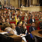 Moment d’una sessió del Parlament de Catalunya la passada legislatura.