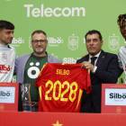 La RFEF va presentar ahir patrocinador, Silbö Telecom.