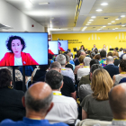 Rovira va intervenir de forma telemàtica al consell nacional d’ERC, celebrat a Barcelona.
