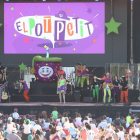 El popular grup familiar El Pot Petit va posar ahir a la tarda el punt final multitudinari a la tercera edició del Magnífic Fest de Lleida al recinte de les Firetes.