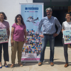 Natàlia Lloreta, Alba Pijuan, Albert Turull i Anna Giribet van presentar ahir FiraTàrrega 2024.