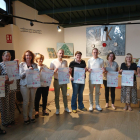 Presentació ahir a l’Espai Sunka de Lleida de la 19 edició del festival Fem Banda de Lleida.
