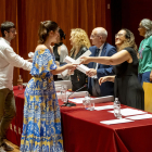 L’Auditori Enric Granados va acollir la cerimònia d’orles dels estudiants de la Facultat de Lletres.
